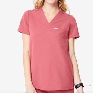 Figs Catarina Scrub Top- Quartz